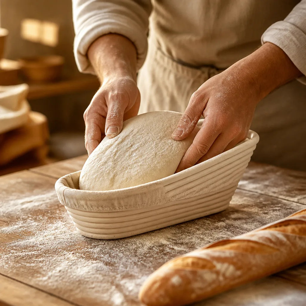 Banneton Alimentaire en situation d'utilisation