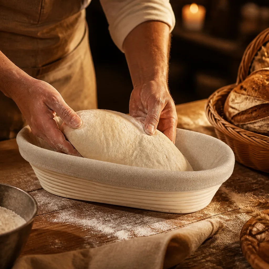 Banneton Baguette en situation d'utilisation