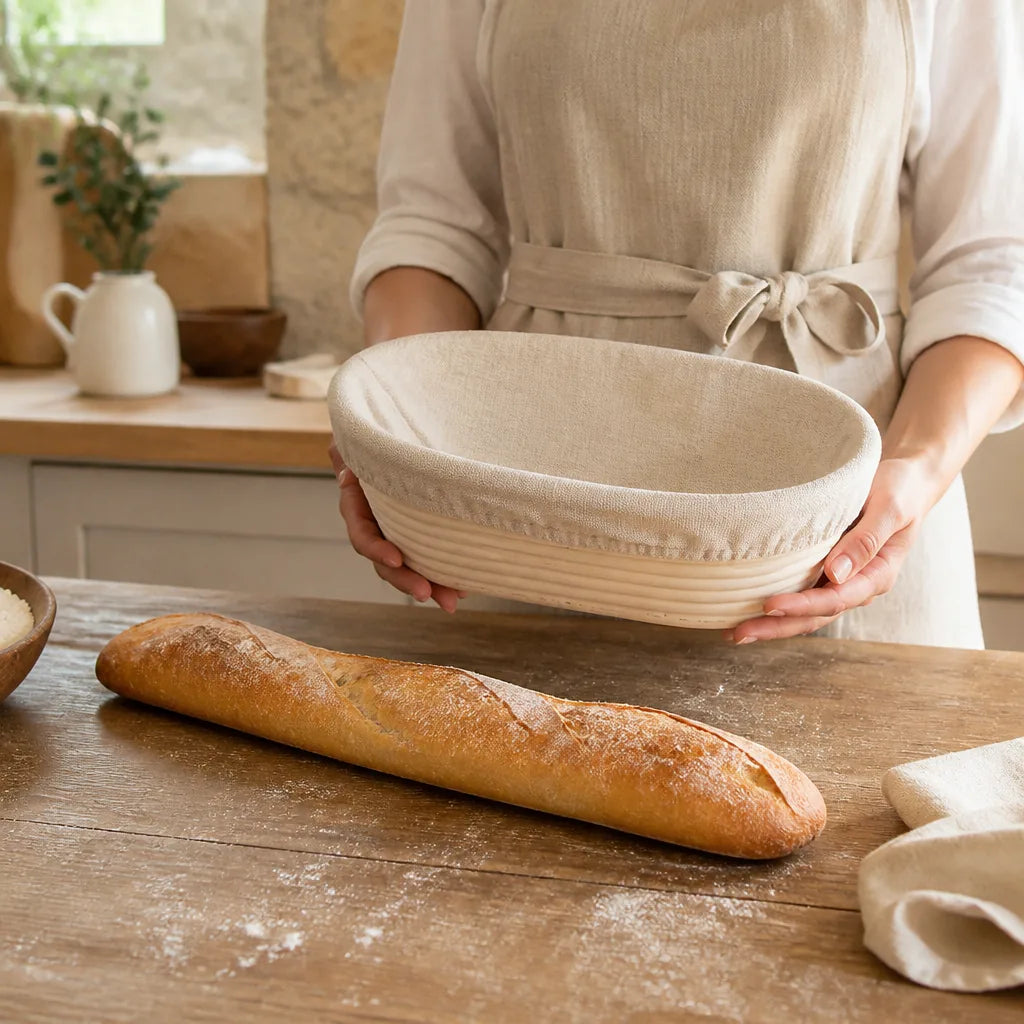 Banneton Pain 1 Kg - échelle de taille réelle