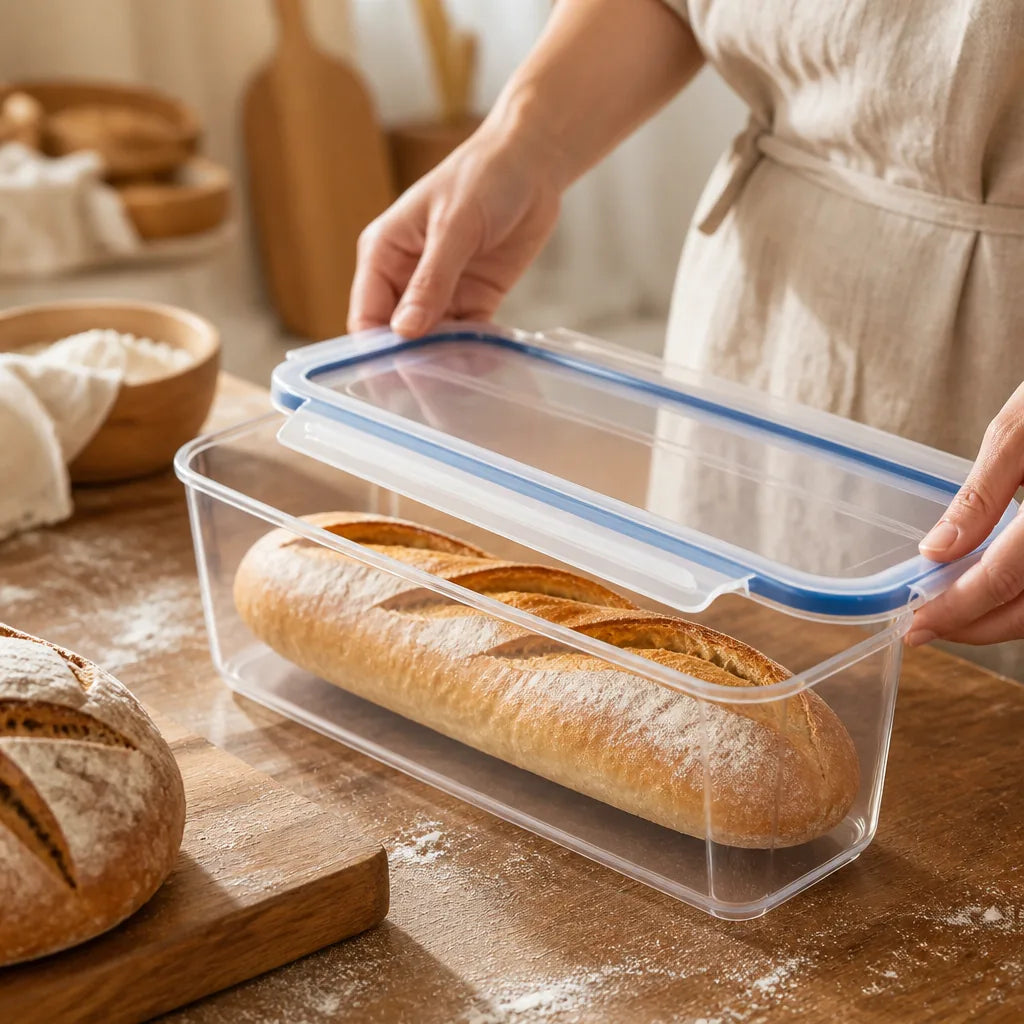 Boite À Pain Aérée en situation d'utilisation