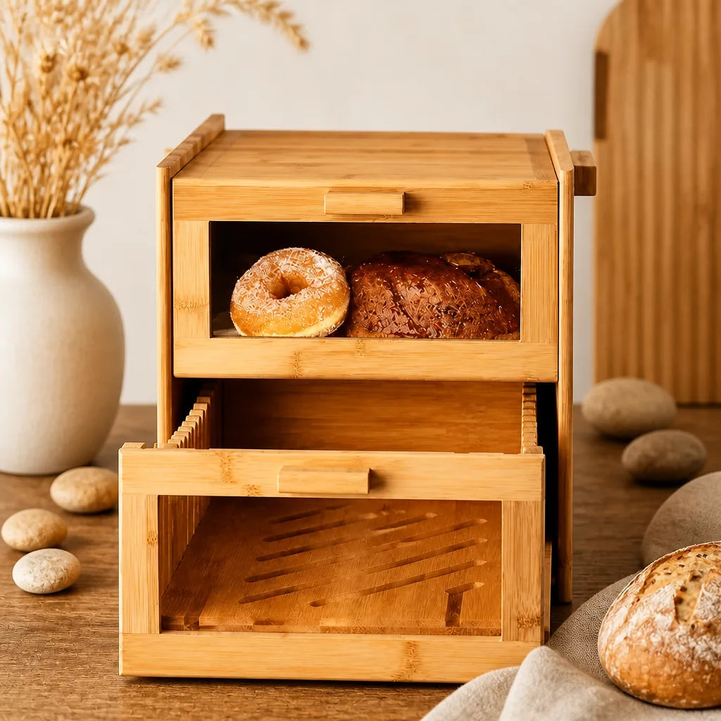 Boite à Pain Avec Tiroir