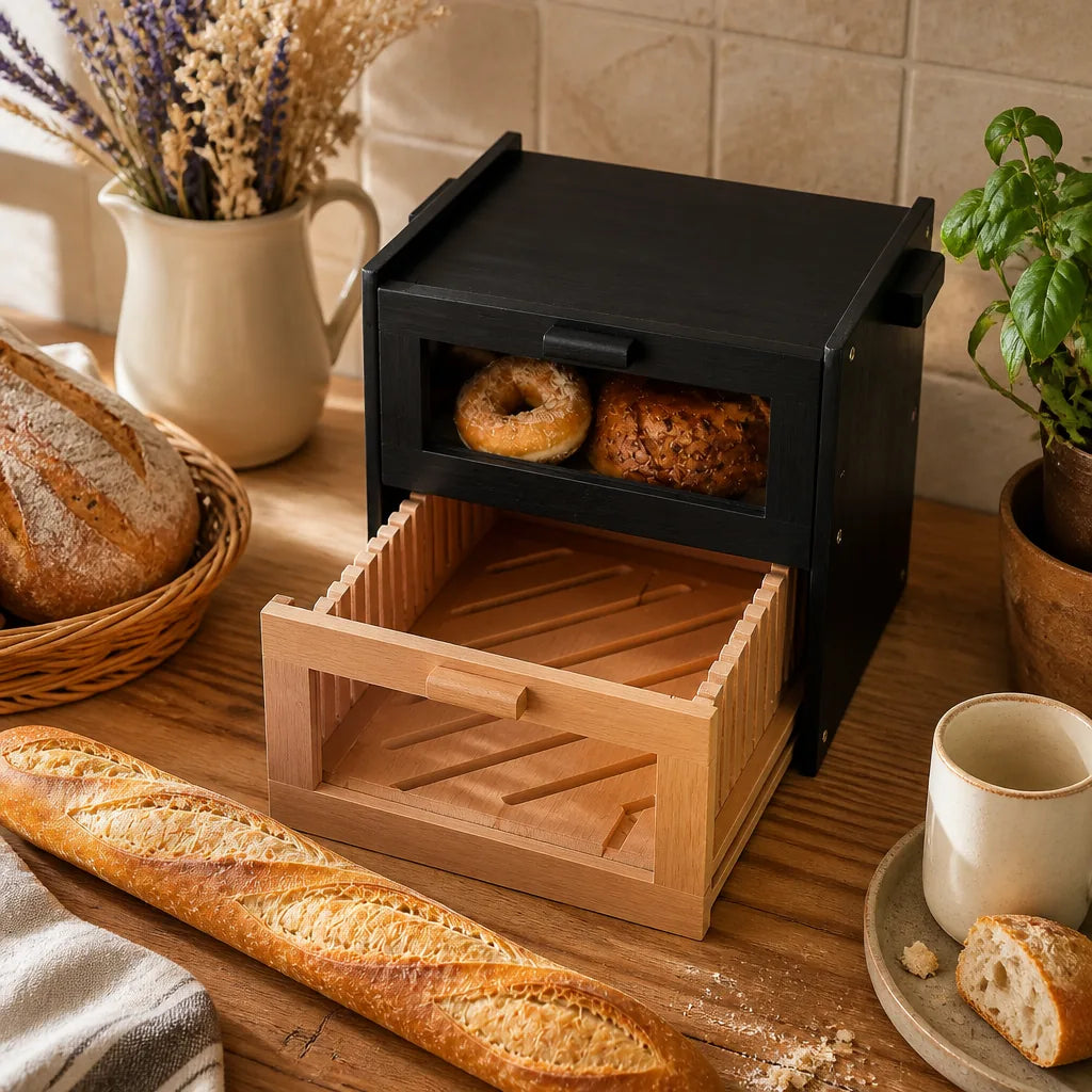 Boite à Pain Avec Tiroir