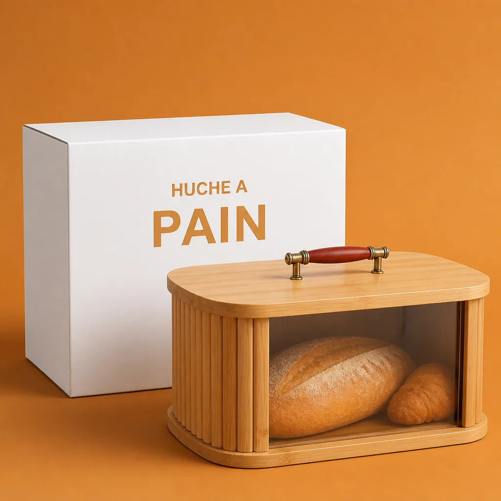 Boite À Pain Avec Vitre en situation d'utilisation