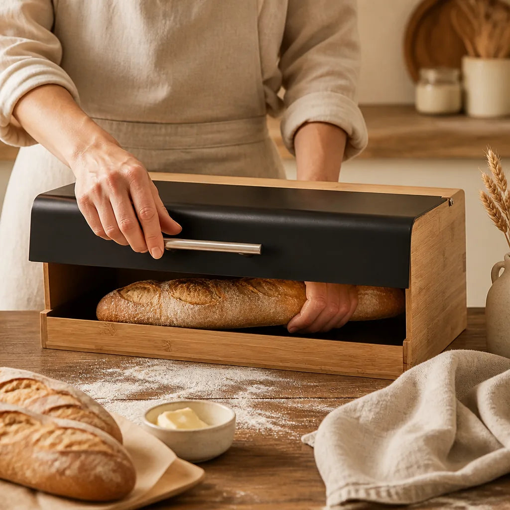 Boite À Pain Étanche en situation d'utilisation