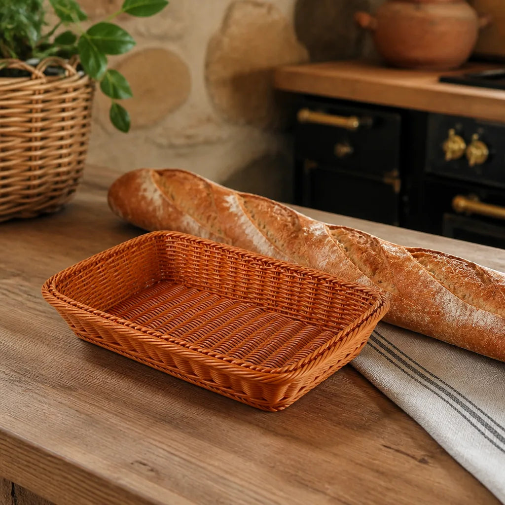 Corbeille À Pain Rectangulaire - échelle de taille réelle