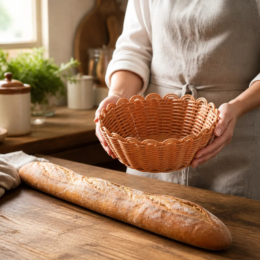 Corbeille À Pain Ronde - échelle de taille réelle