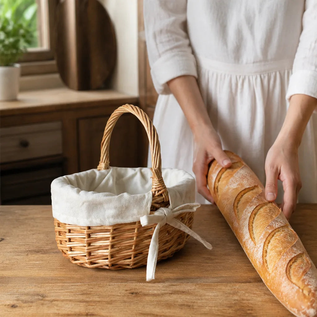 Corbeille Sac À Pain - échelle de taille réelle