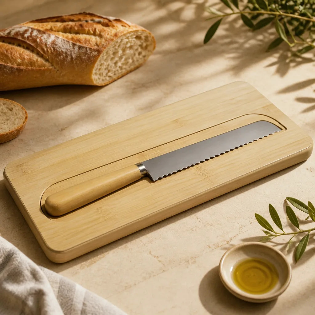 Couteau À Pain Avec Planche