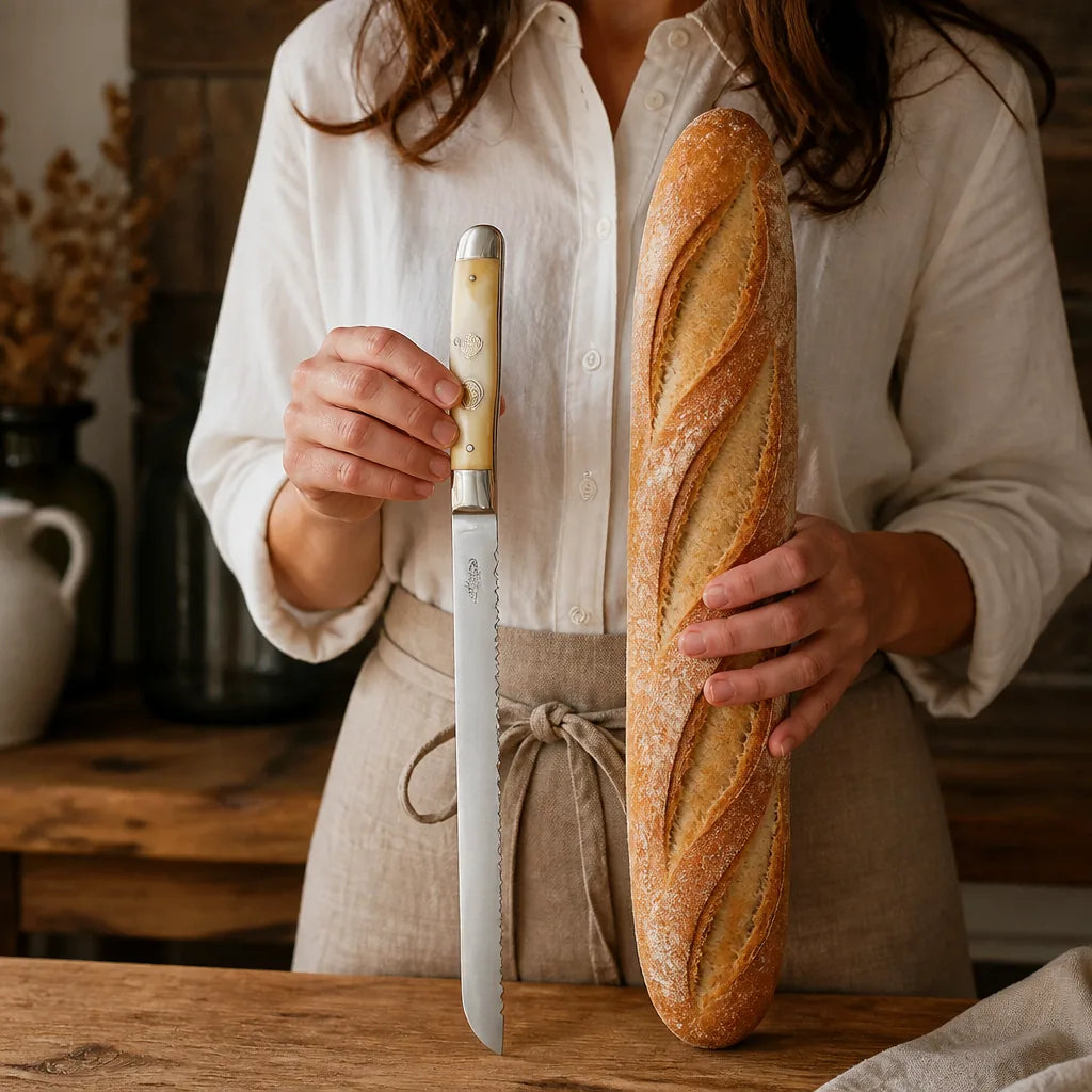 Couteau À Pain Pliable - échelle de taille réelle