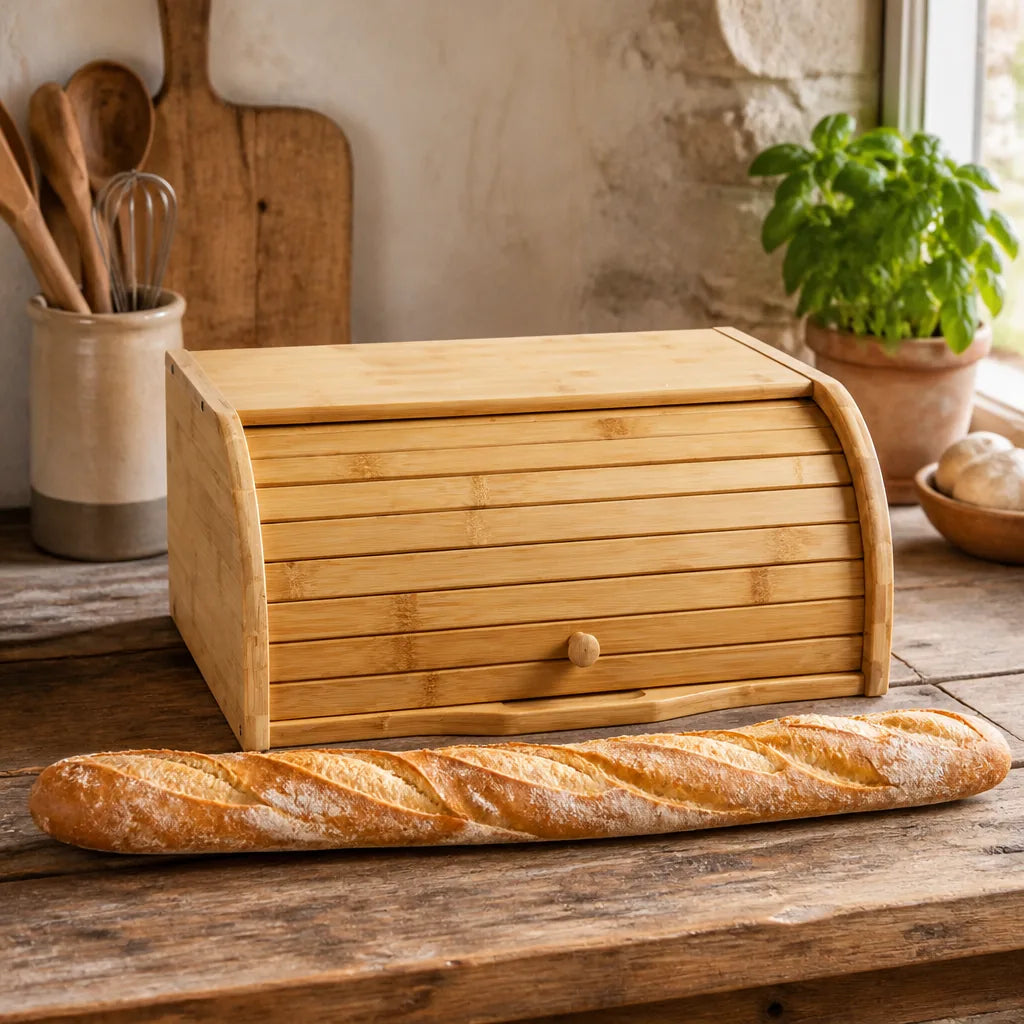 Huche À Pain Avec Étagère - échelle de taille réelle