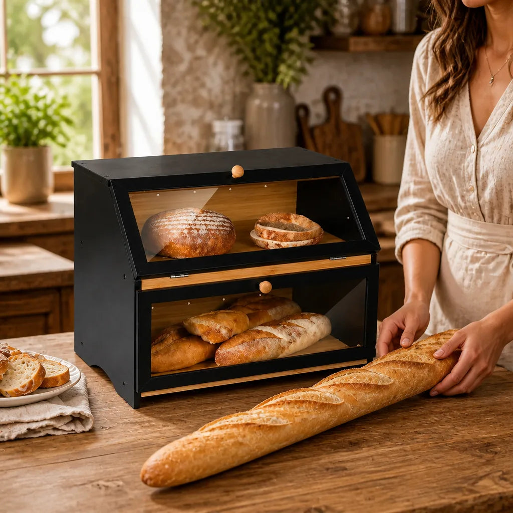Huche À Pain Design Moderne - échelle de taille réelle