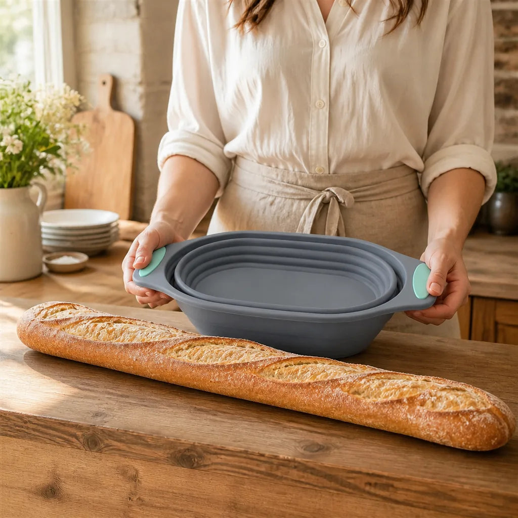 Huche À Pain Pliable - échelle de taille réelle