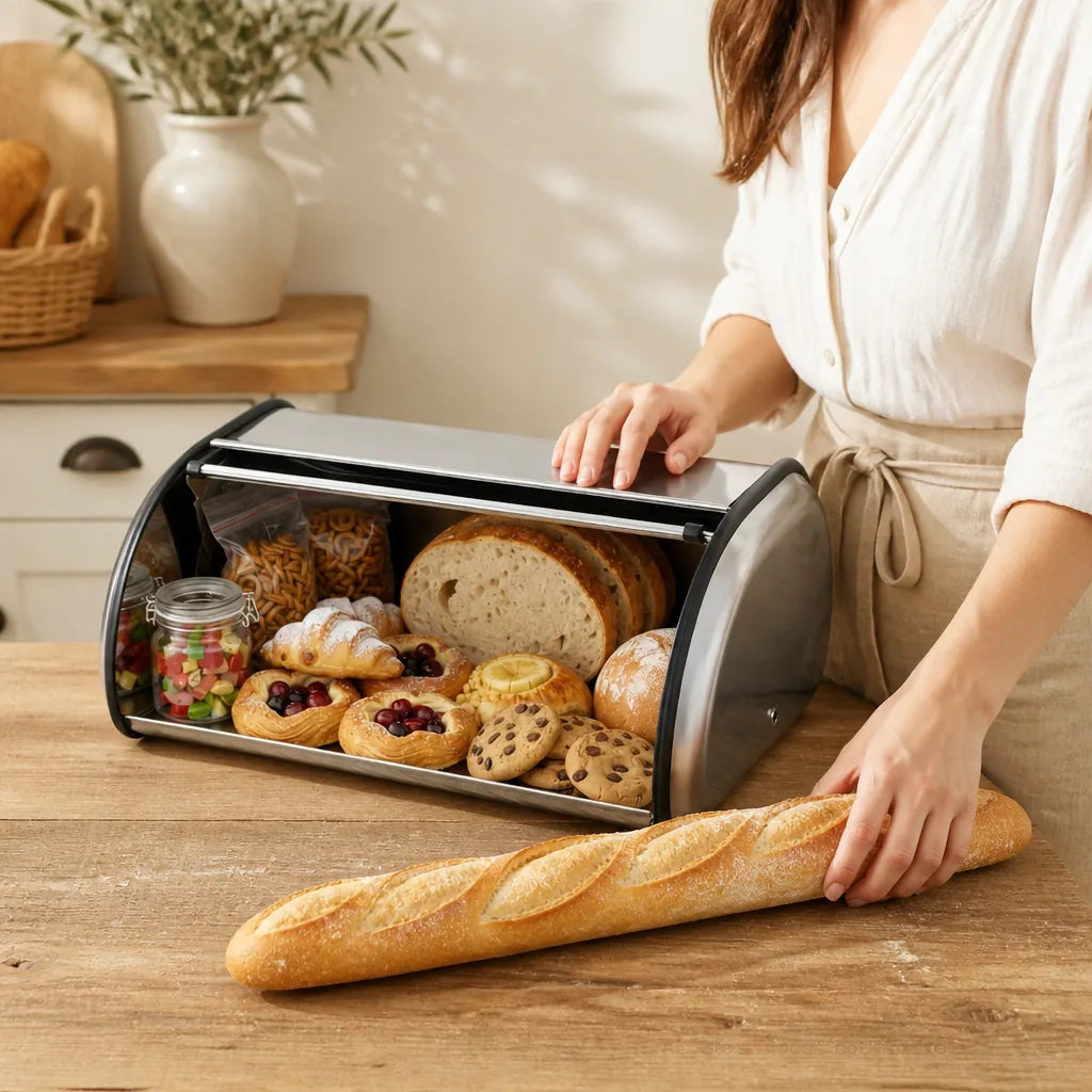 Huche À Pain Pour Baguette - échelle de taille réelle