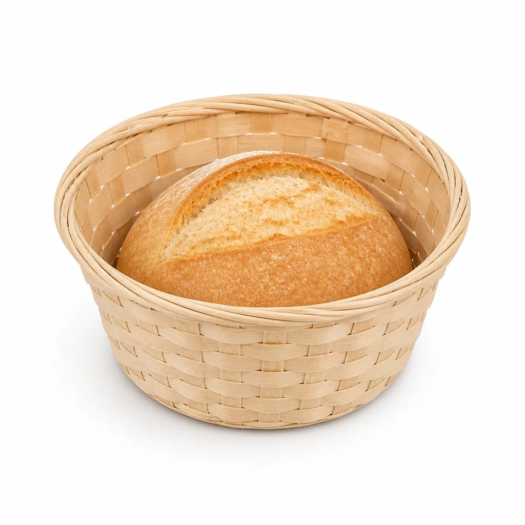Huche À Pain Ronde Osier