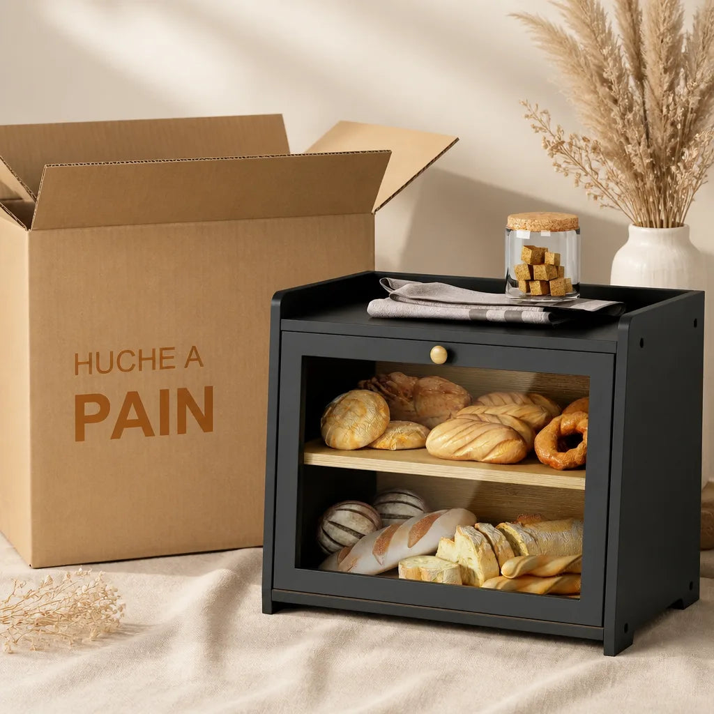 Huche à Pain Verticale Moderne