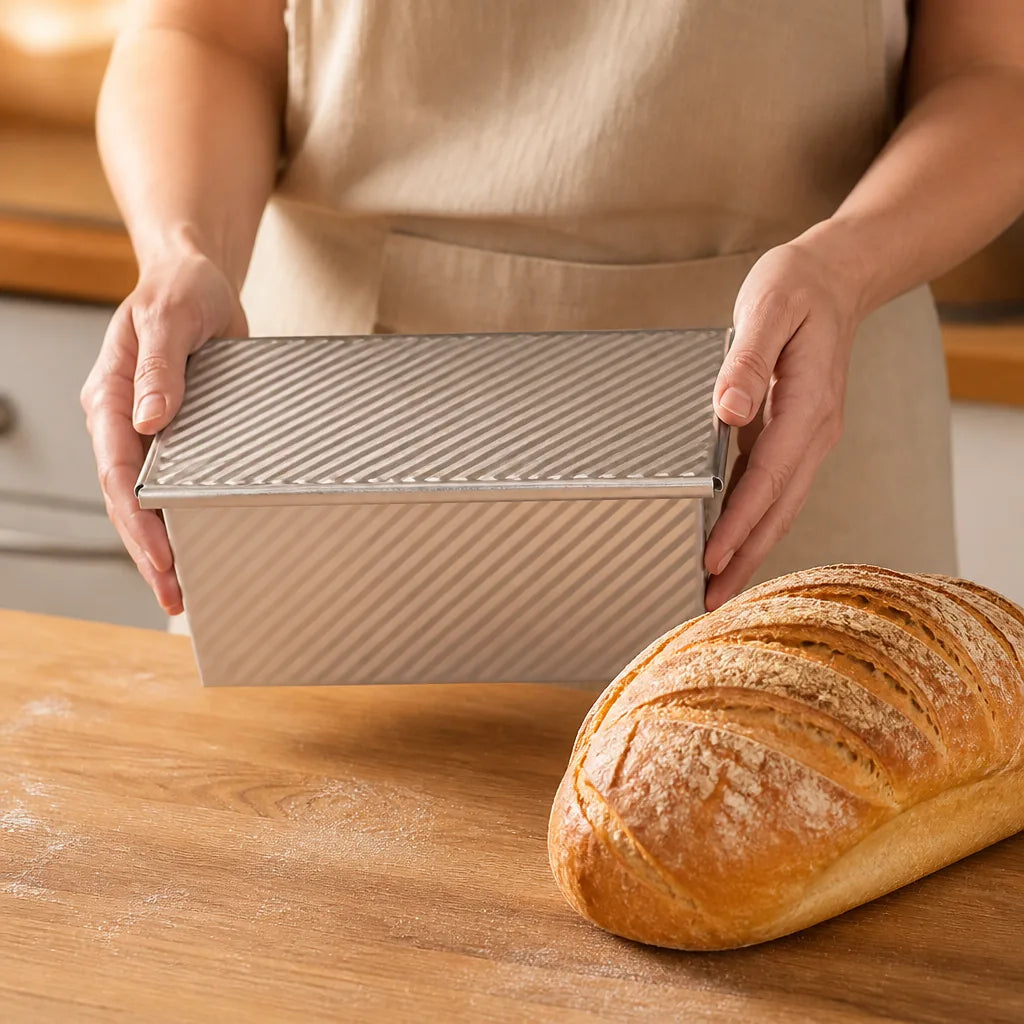 Moule À Pain De Mie Fumé - échelle de taille réelle