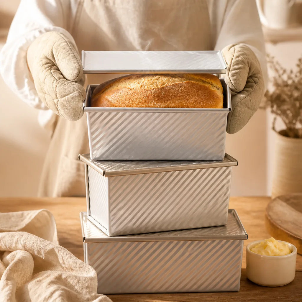 Moule À Pain De Mie Fumé en situation d'utilisation