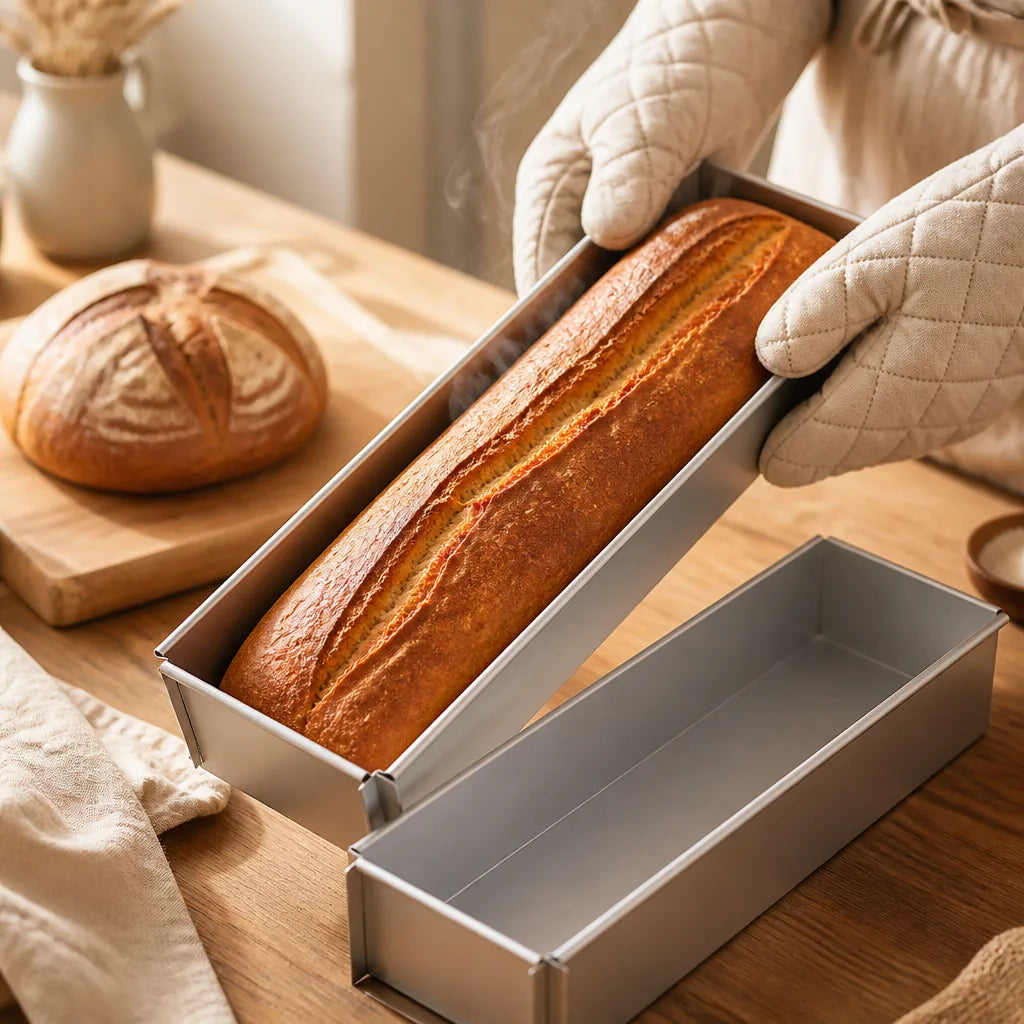 Moule À Pain De Mie Professionnel en situation d'utilisation