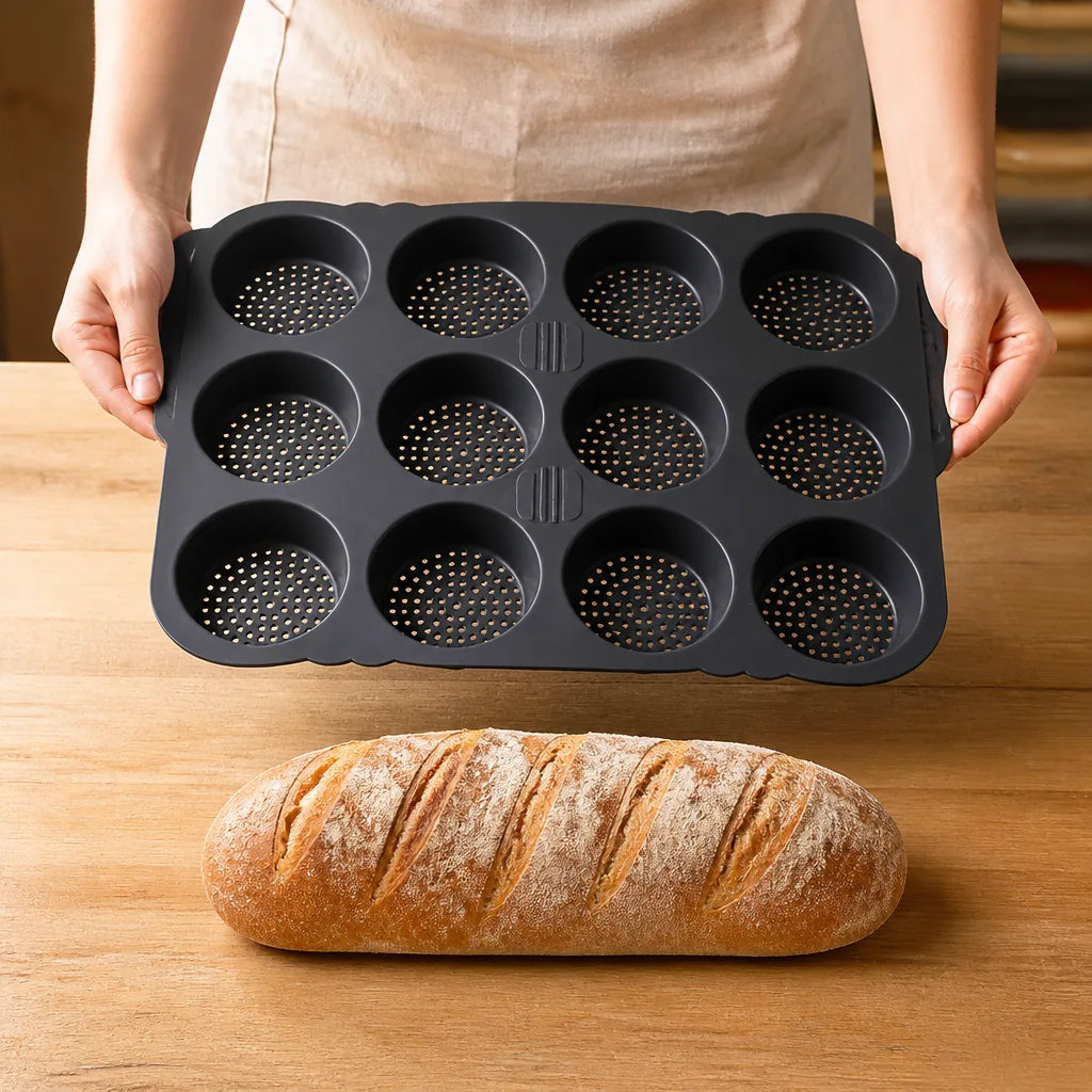 Moule À Pain De Mie Rond - échelle de taille réelle