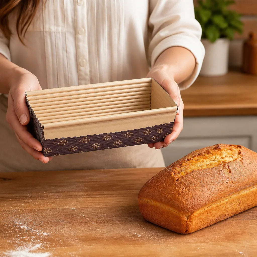 Moule Rectangulaire À Pain Professionnel - échelle de taille réelle
