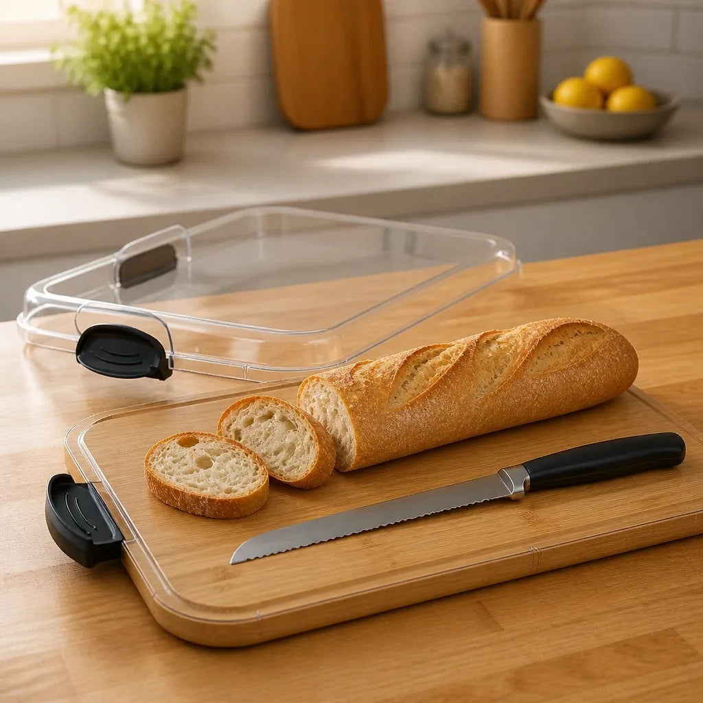 Planche À Pain Avec Couvercle