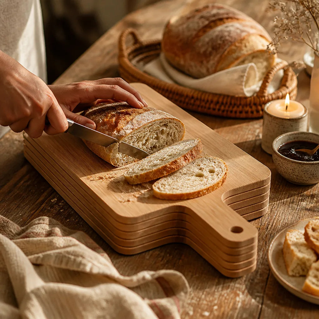 Planche À Pain Pour Apéro en situation d'utilisation