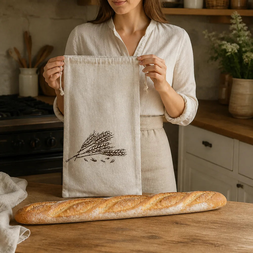 Sac À Pain Avec Rabat - échelle de taille réelle