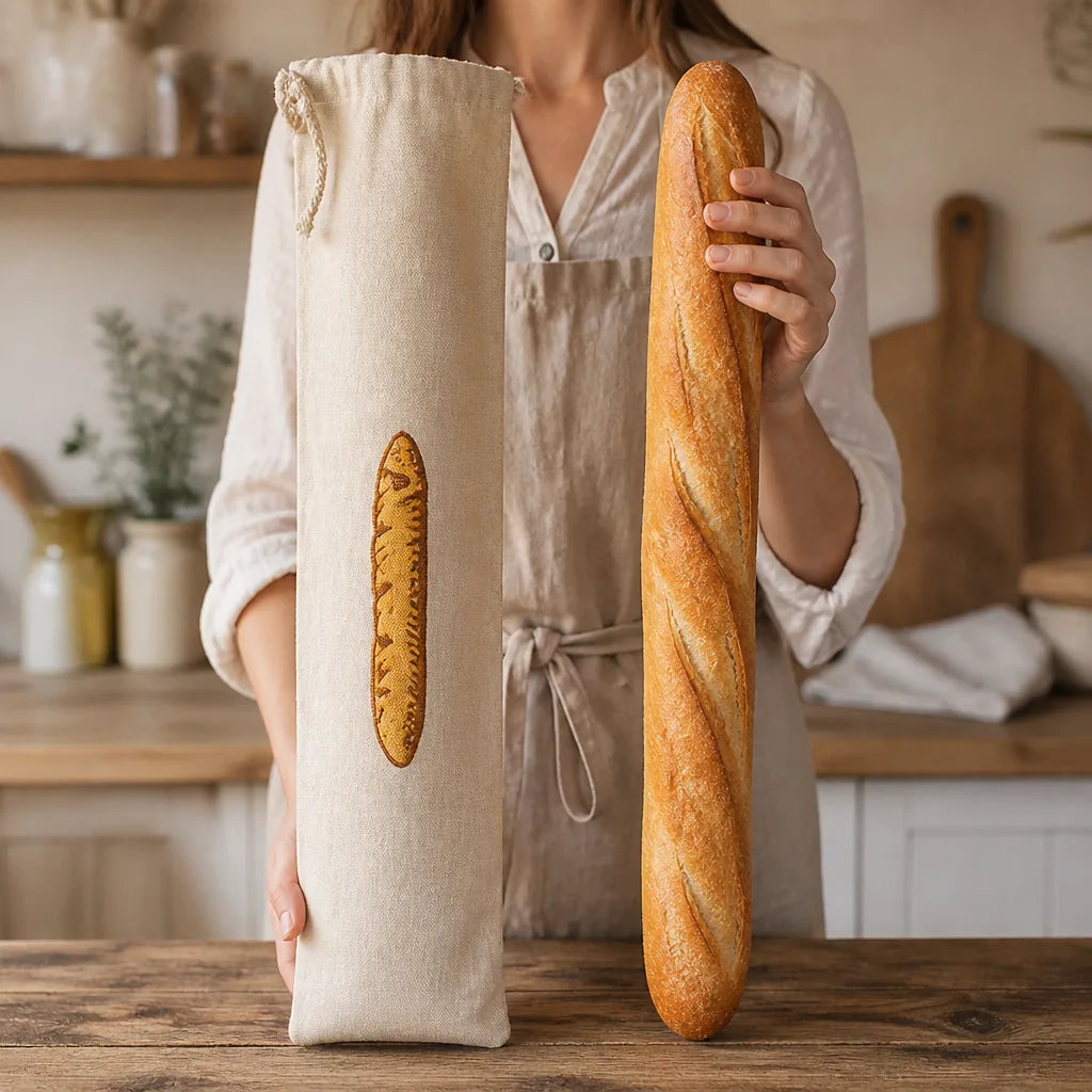 Sac À Pain Baguette - échelle de taille réelle