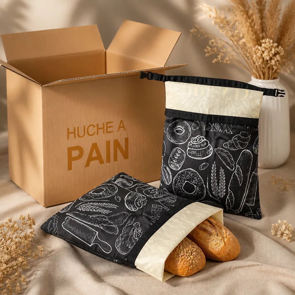 Sac a Pain Toile Ciree