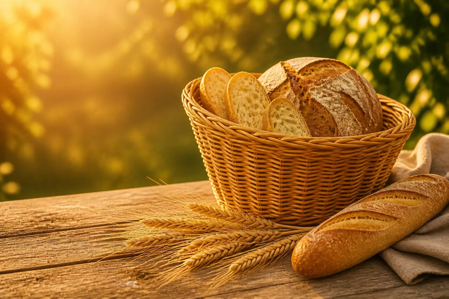 Ventes d'Été chez Huche à Pain - corbeilles à pain artisanales en osier et rotin